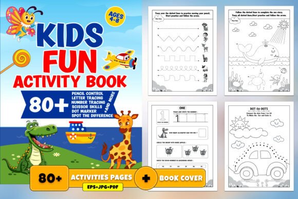 Download Kids Fun Activity Book Graphic - Graphic Collection