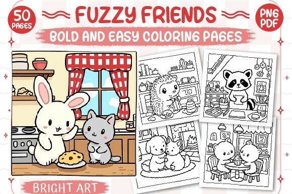 Download Fuzzy Friends Coloring Pages - Fuzzy friends coloring pages Collection