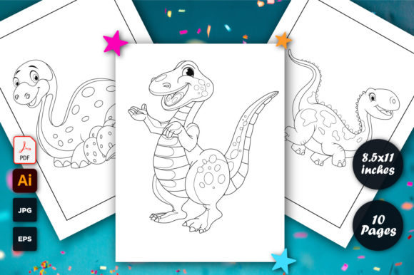 Download Dinosaur Coloring Page KDP for Kids - Kdp for kids Collection