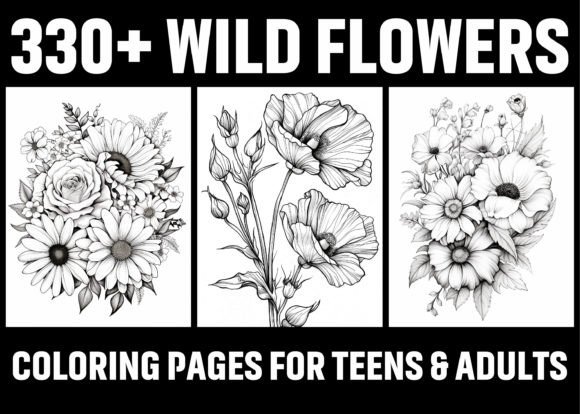 Download 330+ Wild Flowers Coloring Pages KDP - Coloring pages kdp Collection